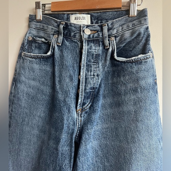 AGOLDE 90'S PINCH WAIST HIGH RISE STRAIGHT Organic Cotton Jeans - 23 - Picture 3 of 10